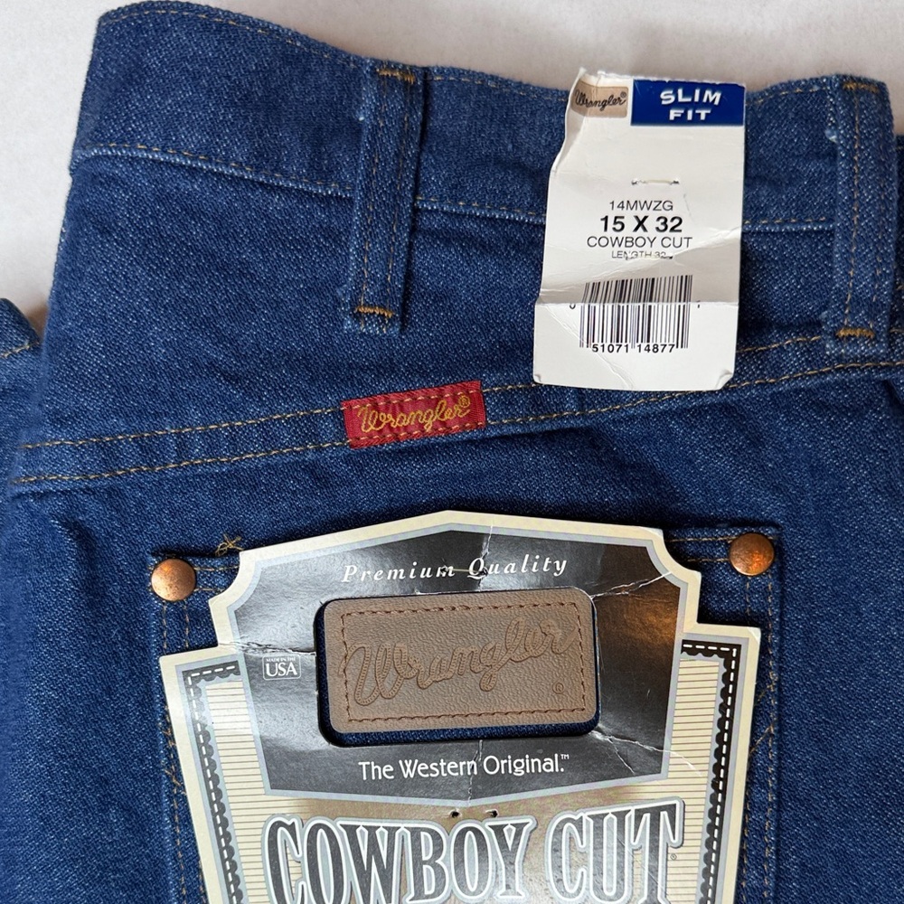 Wrangler Cowboy Cut Slim Fit Jeans Rodeo, Western, Line Dancing Closet Staple - Picture 2 of 16